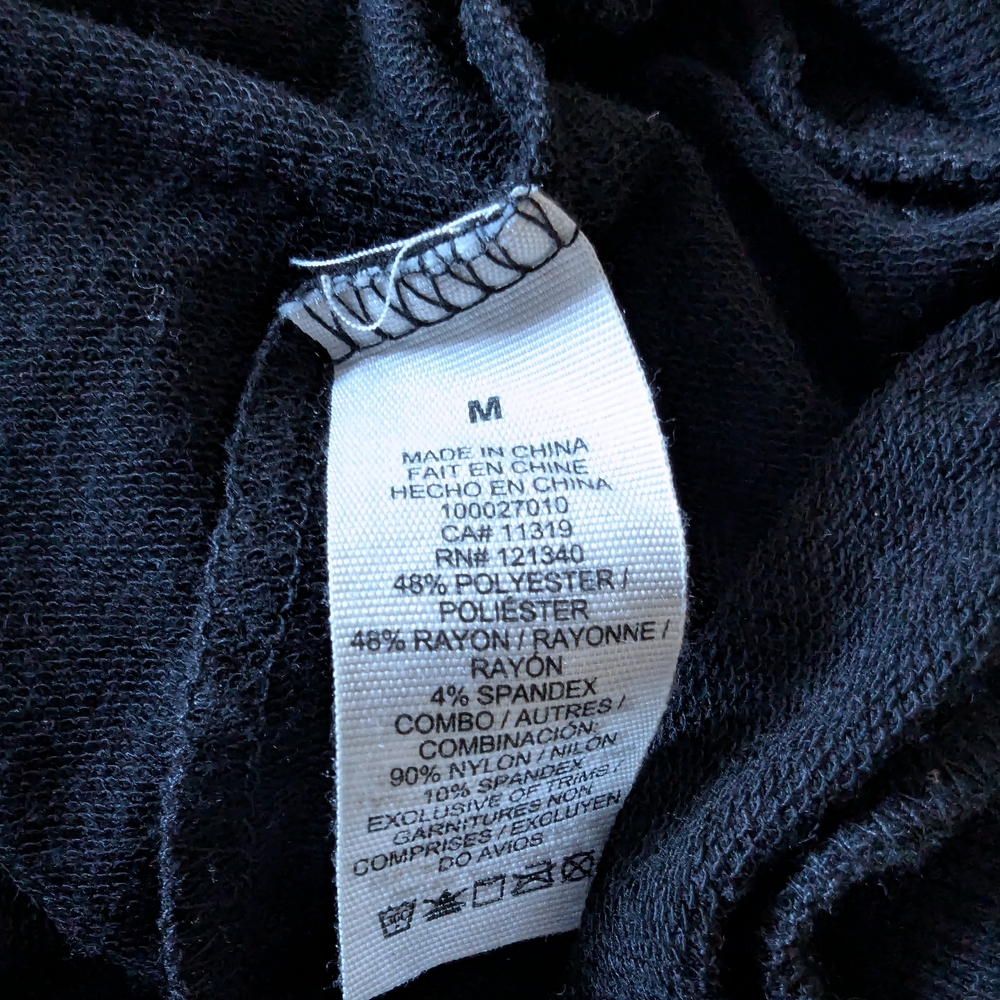 Garage Black Women's Mesh Hoodie - M - Picture 4 of 7